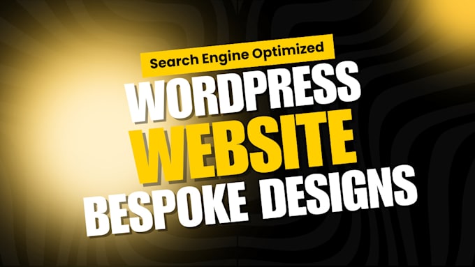 Bestseller - create a complete search engine optimised wordpress website