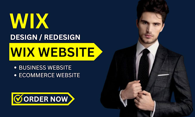 Gig Preview - Design wix ecommerce website or wix website design redesign