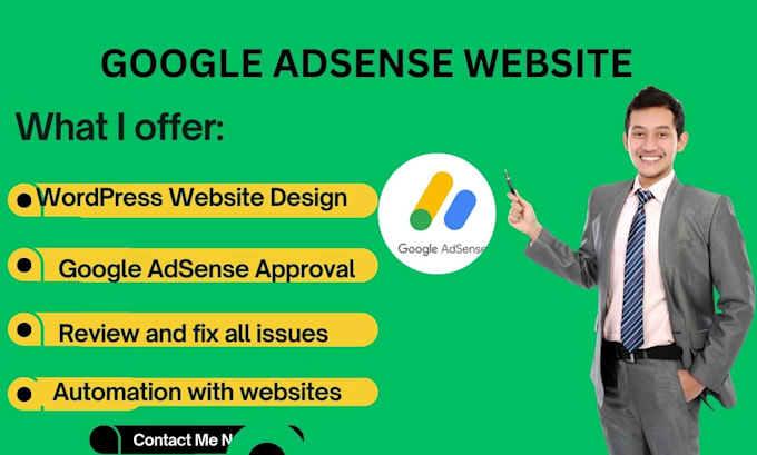 Gig Preview - Enable a high profitable google adsense approval on your website