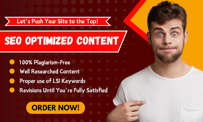 Bestseller - write SEO powered website content that google loves