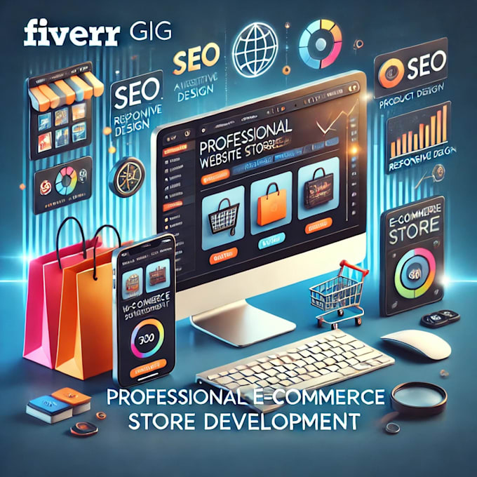 Gig Preview - Create a modern ecommerce website for your business