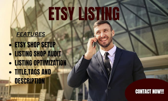 Gig Preview - Do etsy seo listings title, tags to rank and boost sales