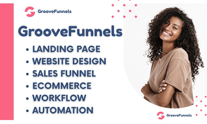 Gig Preview - Groovefunnels website design groovepages landing page groove sell sales funnel