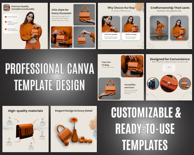 Gig Preview - Create editable canva product photo templates