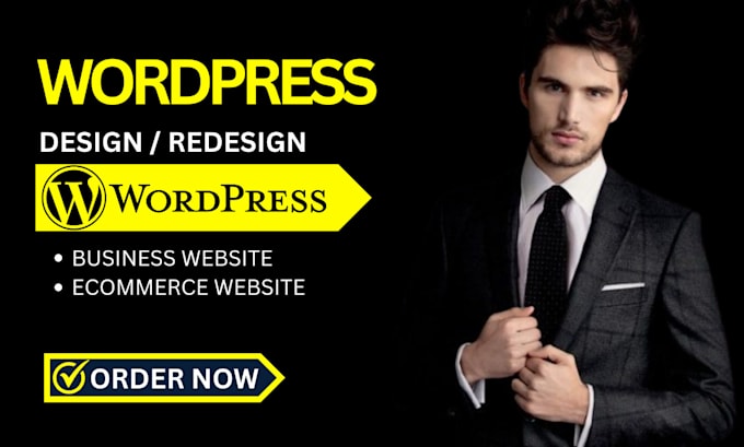 Gig Preview - Create a static wordpress ecommerce website business website realestate website