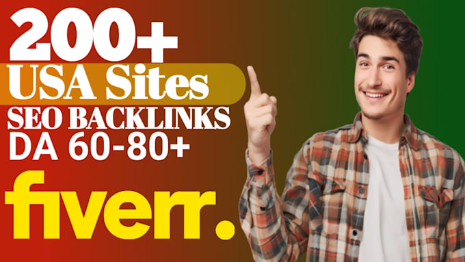 Gig Preview - Do SEO backlinks on USA sites guest posts high da