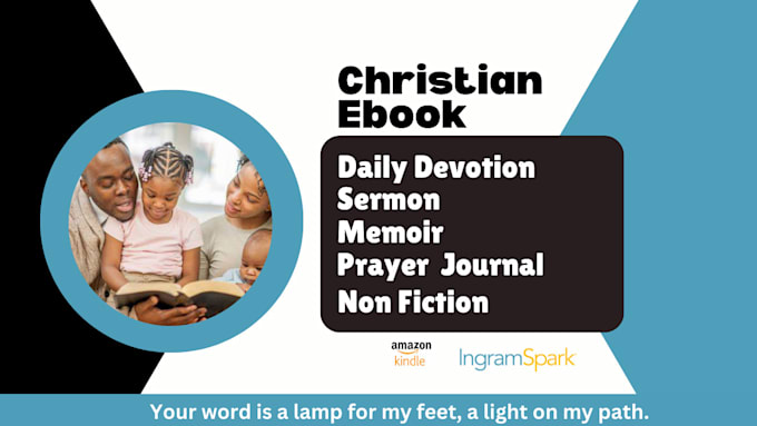 Gig Preview - Ghostwrite christian ebook daily devotion prayer journal ebook writer sermon kdp