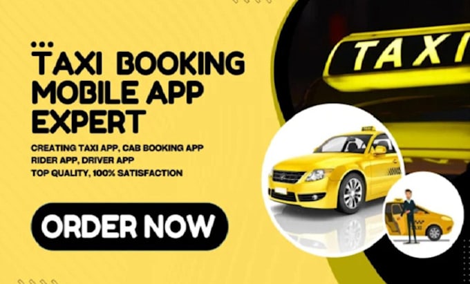 Gig Preview - Develop taxi booking app taxi app uber clone rideshare app android ios uber app