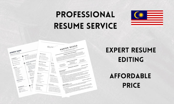 Gig Preview - Make professional resume for affordable price