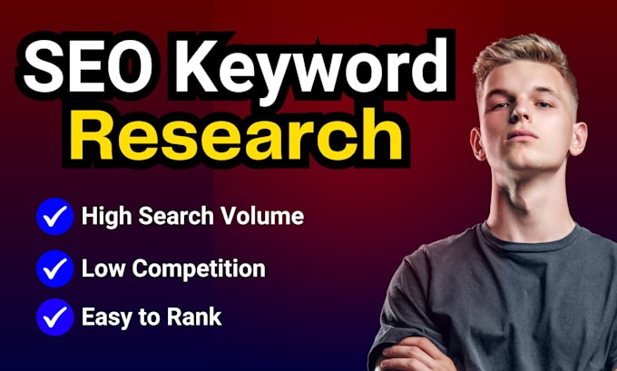 Gig Preview - Do advanced SEO keyword research to rank your website higher