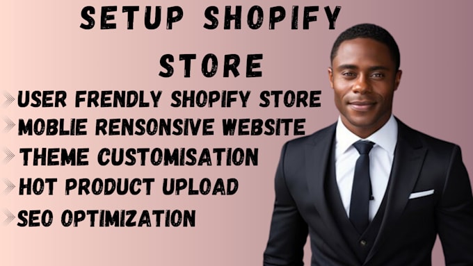 Gig Preview - Set up a shopify store