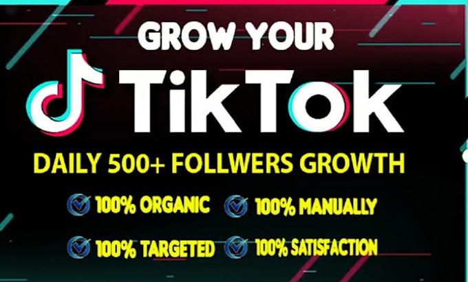 Gig Preview - Do tiktok promotion, tiktok marketing and tiktok growth