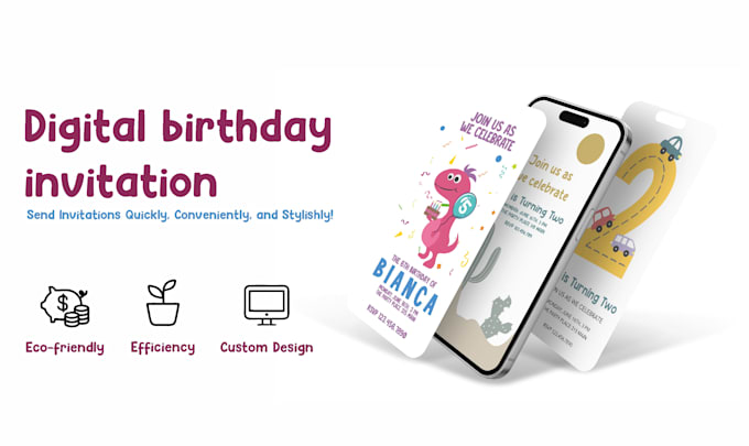 Gig Preview - Create digital birthday invitations