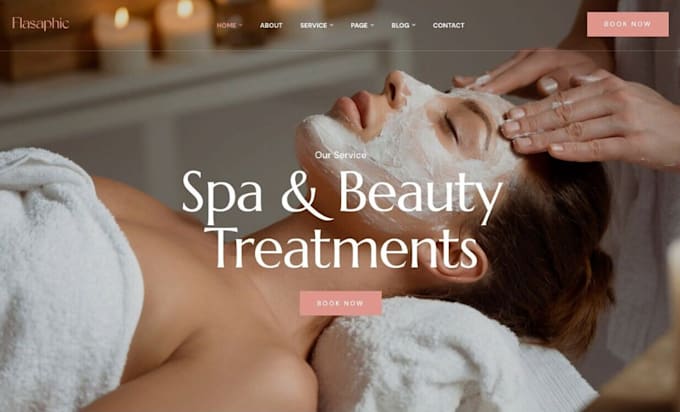 Bestseller - design spa website, beauty salon, hair extension, makeup, fashion website