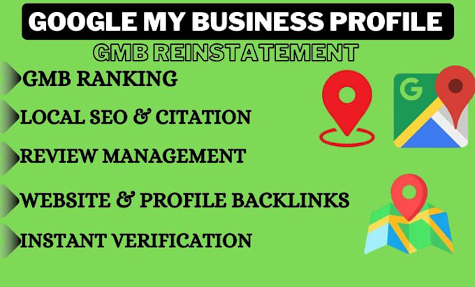 Gig Preview - Do gmb listing create google my business ranking of profile citation and SEO