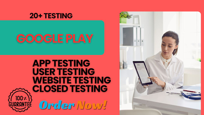 Gig Preview - Test your android app with 20 testers on google play closed testing