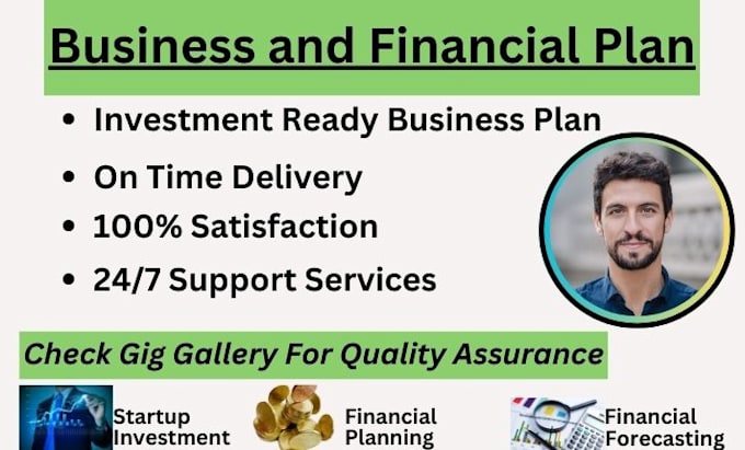 Gig Preview - Write complete business plan, franchise proposal, financial plan for startup