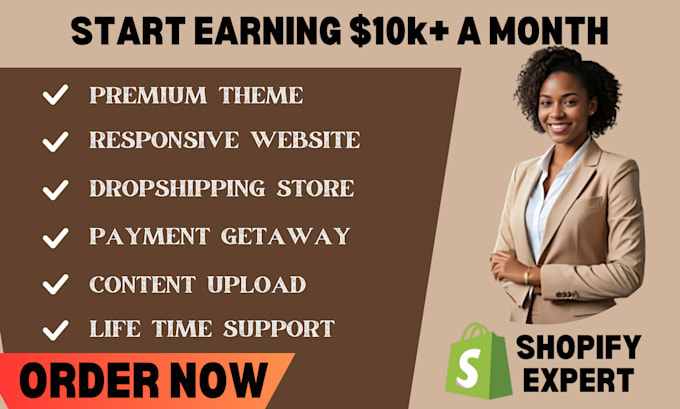 Bestseller - design shopify website, build automated shopify dropshipping store, bug fix