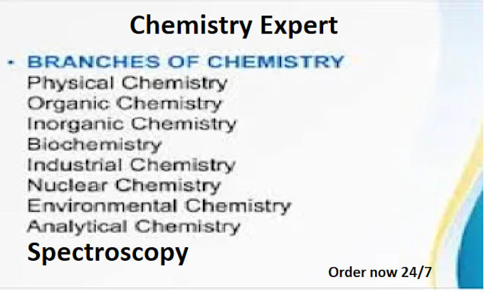 Gig Preview - General, organic, industrial, forensic, analytical, bio chemistry, spectroscopy