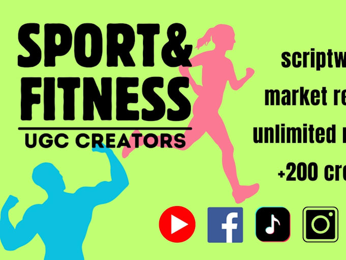 Gig Preview - Create health and fitness ugc content videos and photos