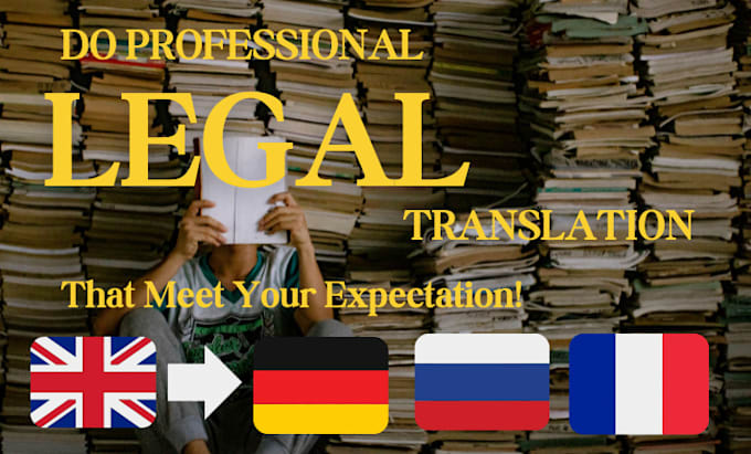 Gig Preview - Do professional legal translation services accurate, certified, and confidential