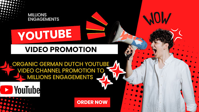 Gig Preview - Targeted youtube promotion with ads for german dutch channels to get 900k result