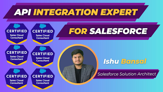 Gig Preview - Be your API integration expert for salesforce