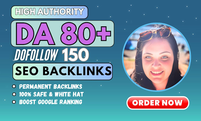 Gig Preview - Do seo backlinks high da link building service for google ranking