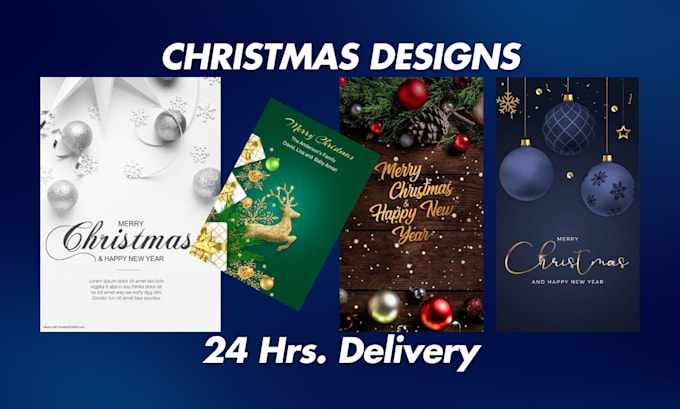 Gig Preview - Design custom christmas, greetings, invitation card