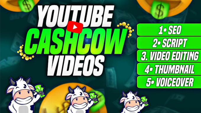 Gig Preview - Do viral top 10 faceless cash cow videos for your youtube