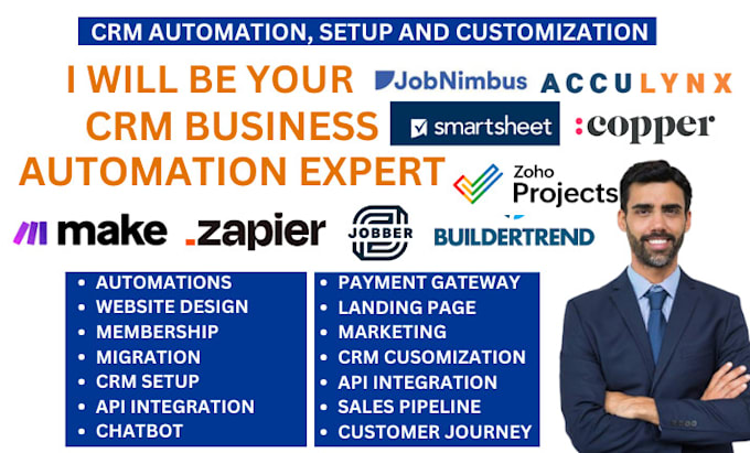 Bestseller - do zapier acculynx jobnimbus buildertrend jobber smartsheet zoho project copper