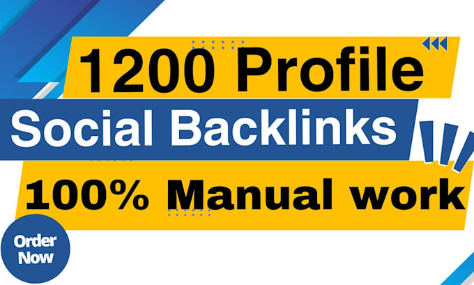 Gig Preview - Create high authority social media profiles and contextual backlinks for SEO