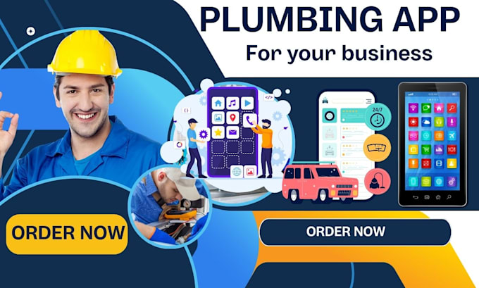 Gig Preview - Develop plumbing app plumbing webiste for your business