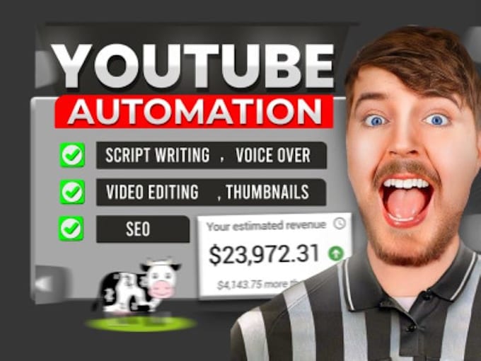 Gig Preview - Create high quality cash cow videos for your youtube channel