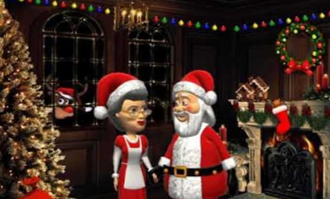 Gig Preview - Do 3d christmas animation, christmas cards, happy new year, greeting cards