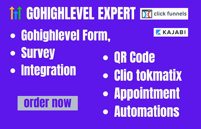 Gig Preview - Set up gohighlievel form survey calendar appointment pipeline migration