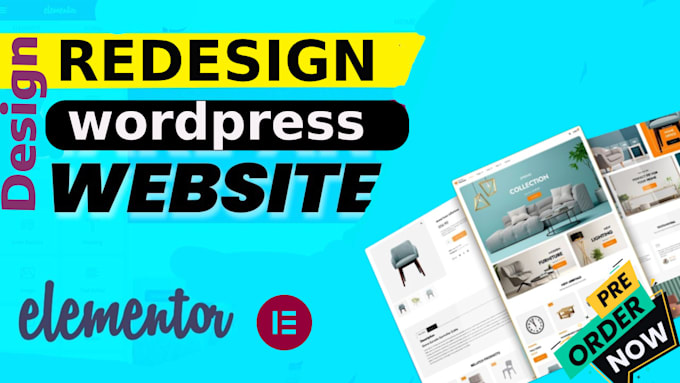 Bestseller - design revamp redesign wordpress elementor website