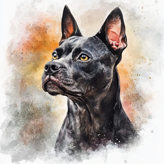 Gig Preview - Do your dogs or any pets into cartoon portrait