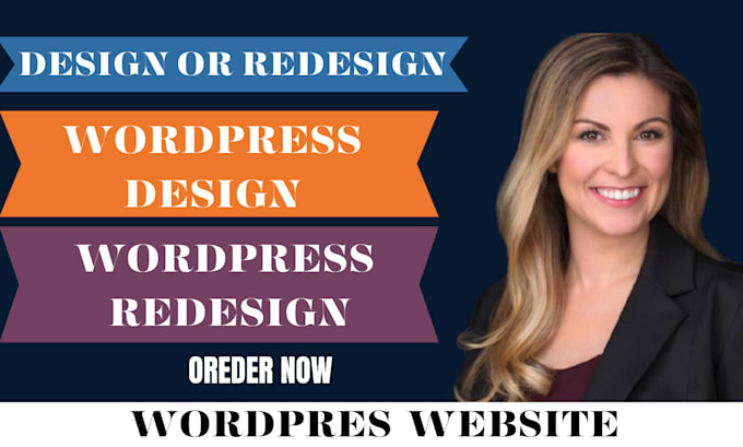 Gig Preview - Be your wordpress website designer wordpress developer