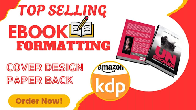 Gig Preview - Do book formatting kindle ebook formatting for print and KDP book layout design