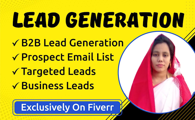 Gig Preview - Do expert b2b lead generation, linkedin prospecting and email list building