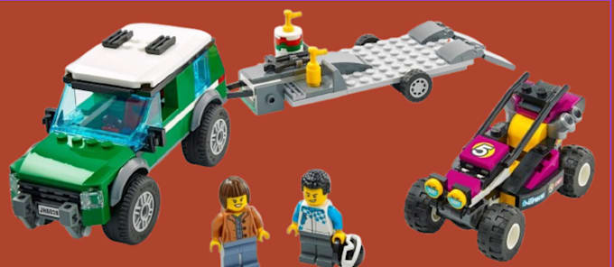 Gig Preview - Do lego set design, lego technic car creation 3d lego model pdf instructions