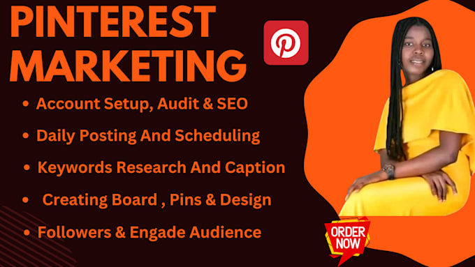 Gig Preview - Do pinterest marketing for blogs and post