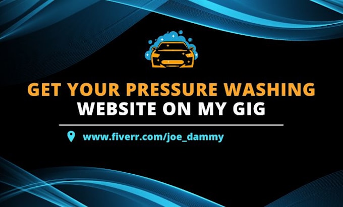 Gig Preview - Handyman website, cleaning website, power website, pressure washing