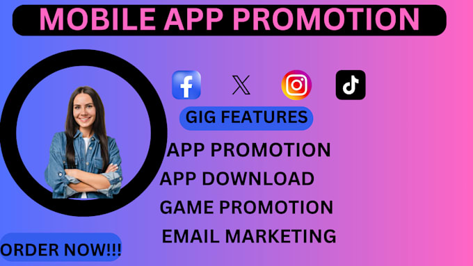 Gig Preview - Do mobile app promotion, app promotion, app install, game, mobile app download