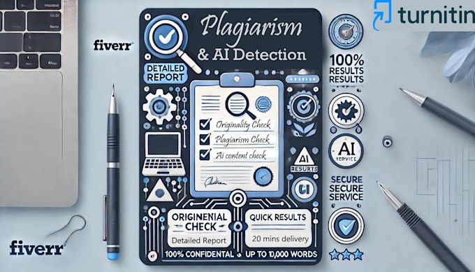 Gig Preview - Generate plagiarism and ai detection report