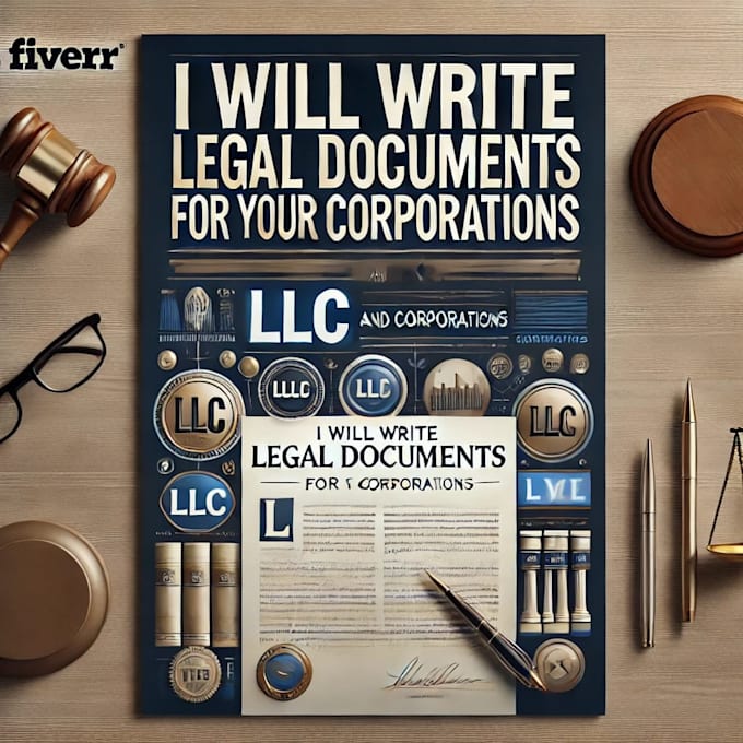 Bestseller - write legal documents for your llc and corps