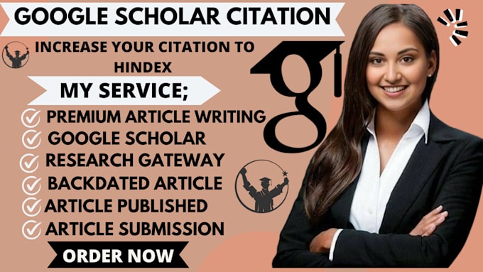 Gig Preview - Write and publish research article, paper in a google scholar indexed journal