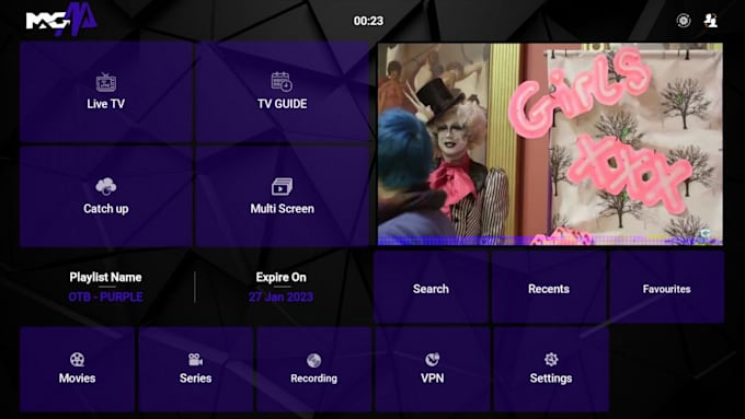 Gig Preview - Rebrand your xciptv, iptv smarter pro v4, web player iptv, purple iptv