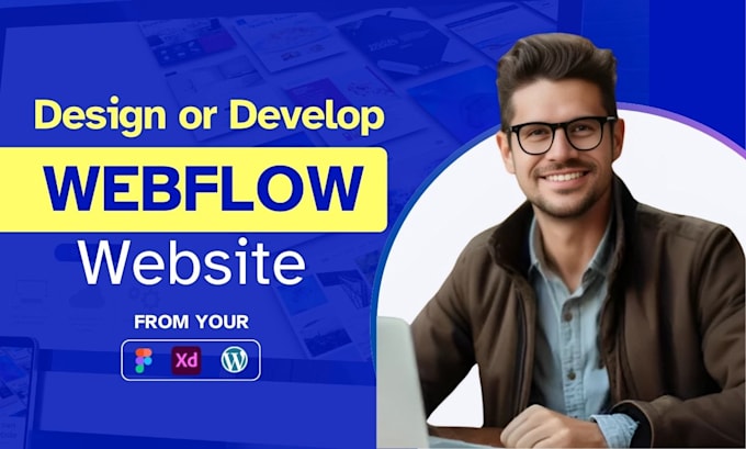 Gig Preview - Design a responsive webflow website from figma or any reference website